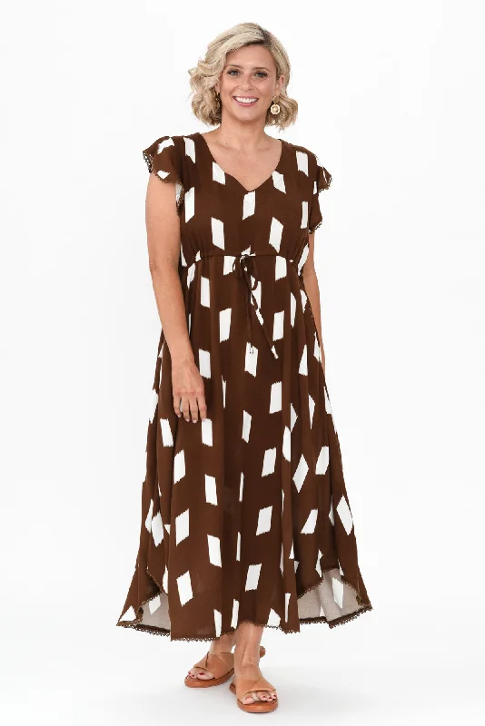 Libby Brown Dash Midi Dress