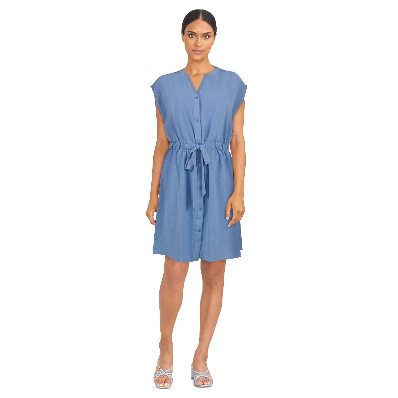 mySTYLE Women's Tie-Front Shirt Dress