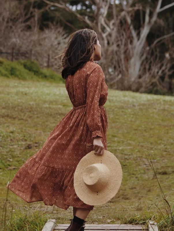 PRAIRIE DRESS ANTIQUE RUST