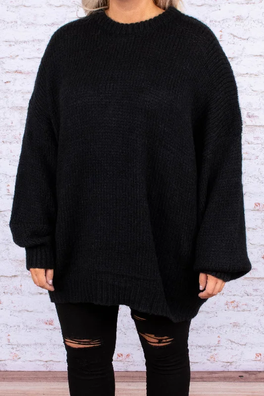 Let's Snuggle Sweater, Black