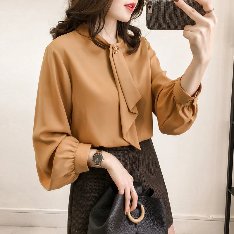 Women’s Stylish Blouse Top with Loose Puff Sleeves