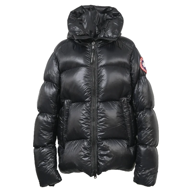 Canada Goose Crofton Quilted Ripstop Down Jacket in Black Recycled-Nylon