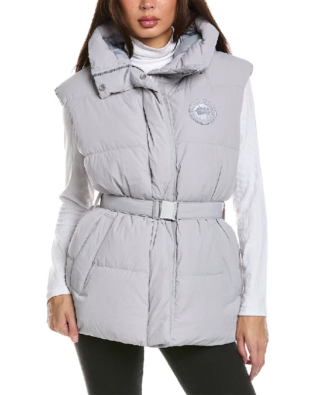 Canada Goose Rayla Belted Quilted Shell Down Vest