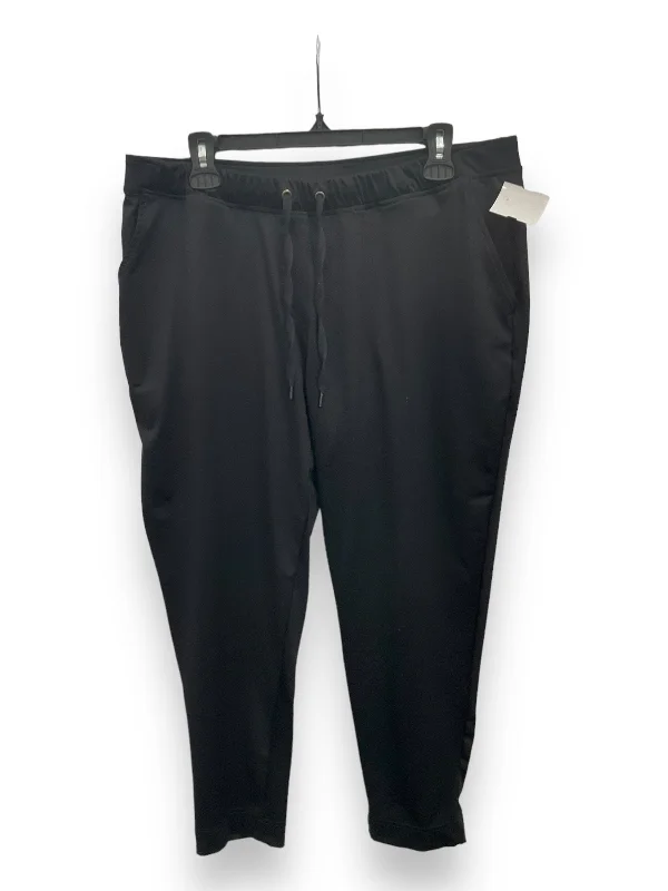 Athletic Pants By Tek Gear In Black, Size: L