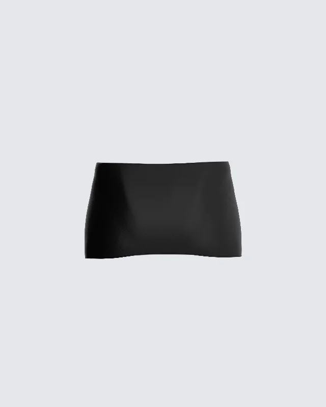 Monique Black Mini Skirt