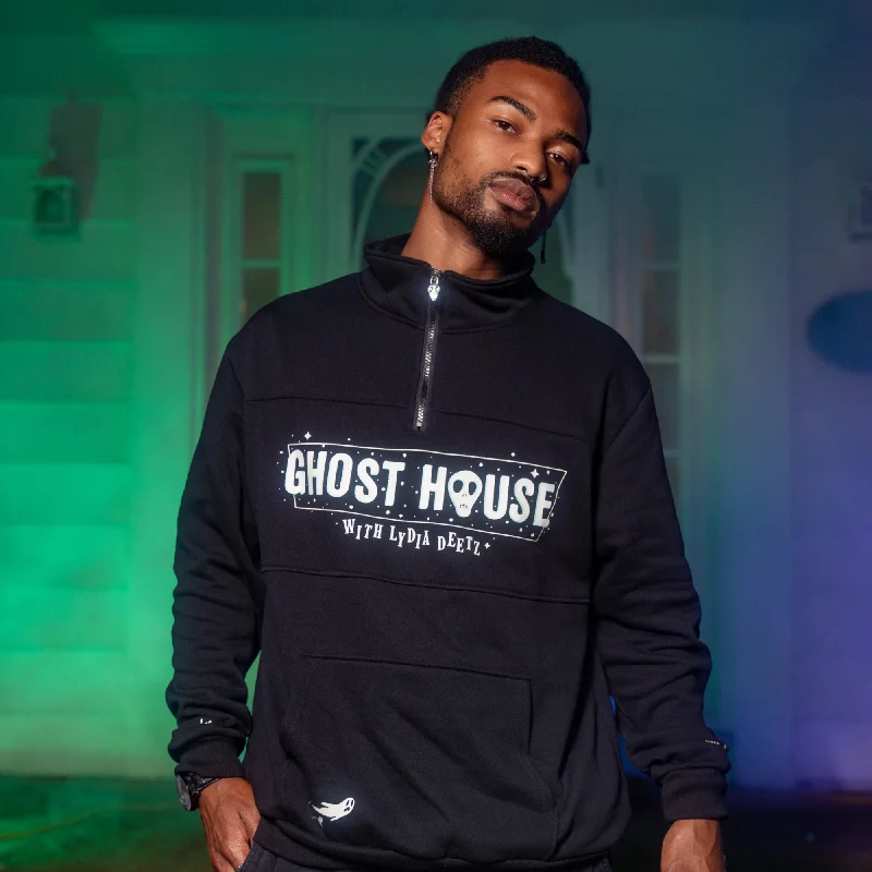 Ghost House 1/4 Zip Glow Sweater