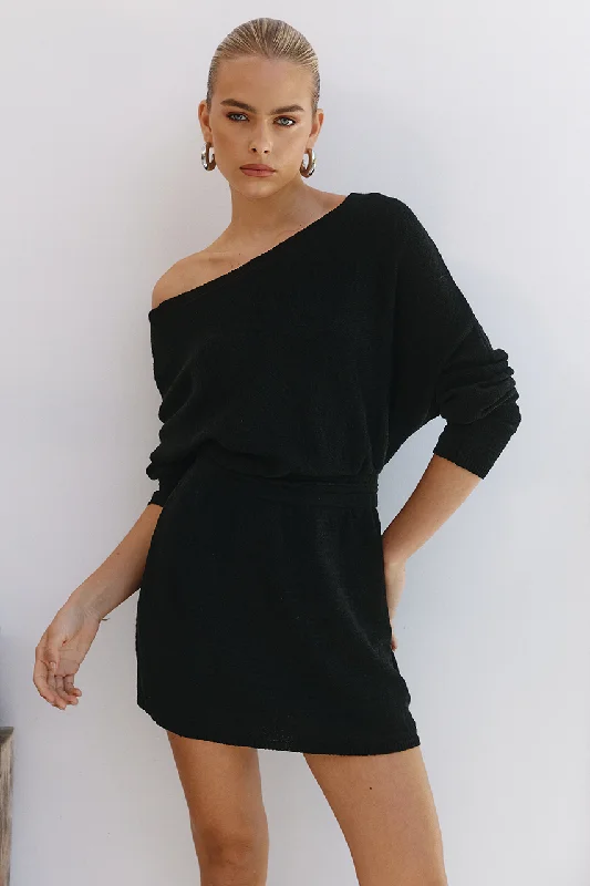 FLORIDA MINI DRESS - BLACK