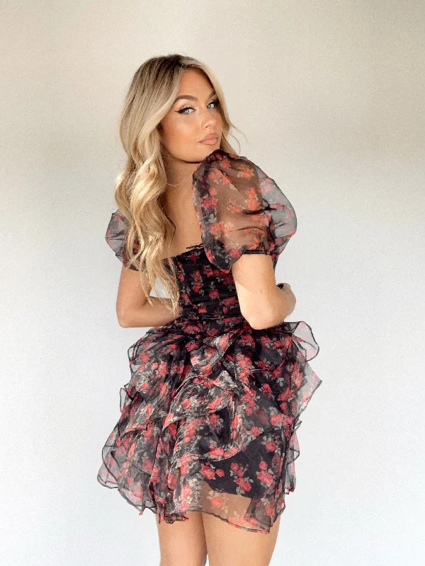 Last Rose Mini Dress