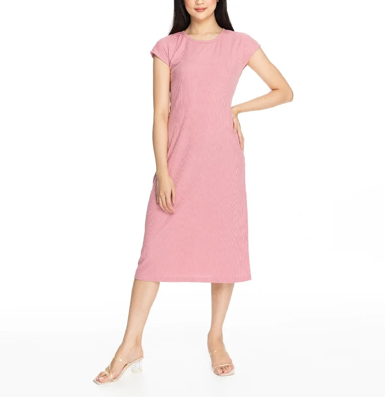 Janine  Maternity Dress Daisy Pink