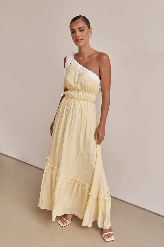 Cory Maxi Dress (Lemon)