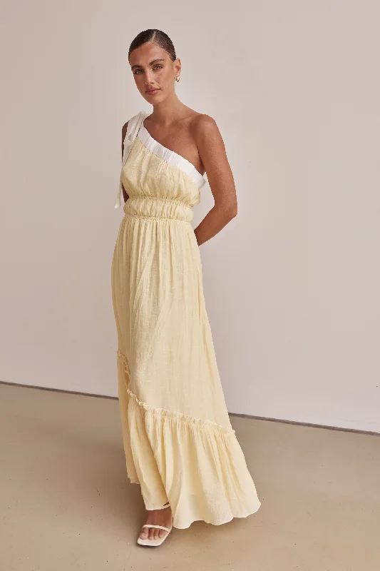 Cory Maxi Dress (Lemon)