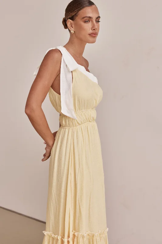 Cory Maxi Dress (Lemon)