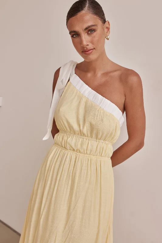 Cory Maxi Dress (Lemon)