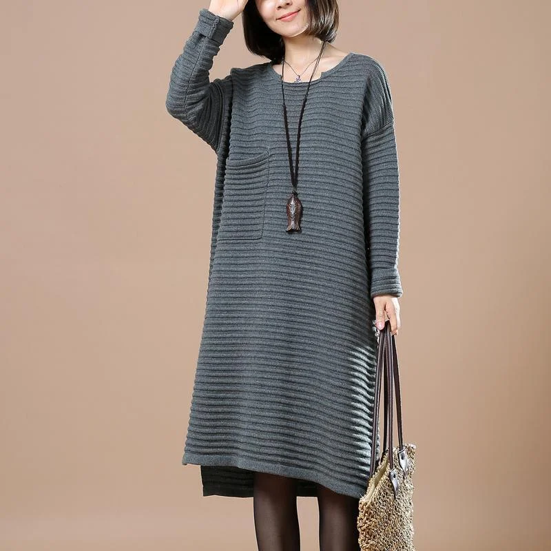 Gray sweaters oversized woman sweater dresses