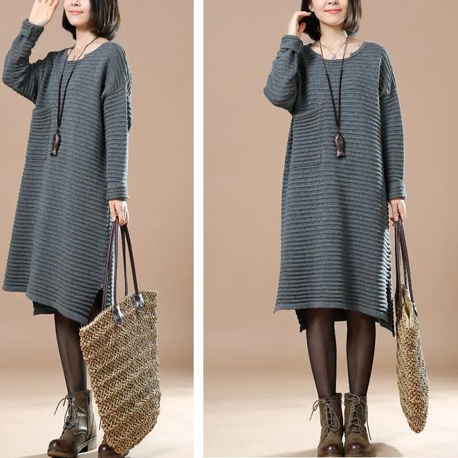 Gray sweaters oversized woman sweater dresses