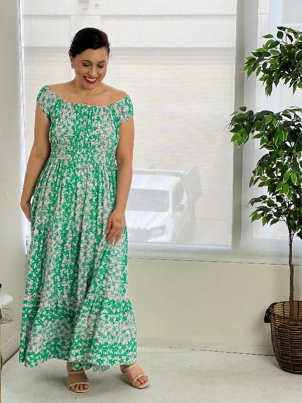 Padget Leaf Floral Dress