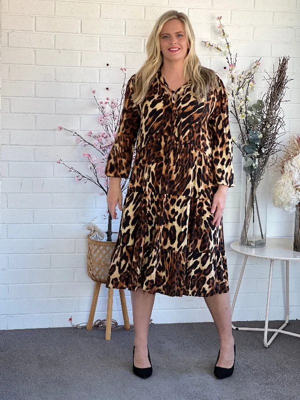 Ulla Leopard Dress