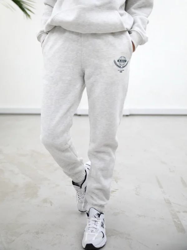 Varsity Sweatpants - Marl White