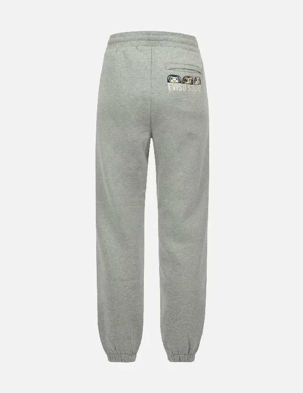 EVISU Squad Embroidery Sweatpants