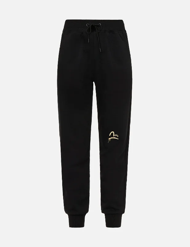 Kamon and Logo Print Sweatpants