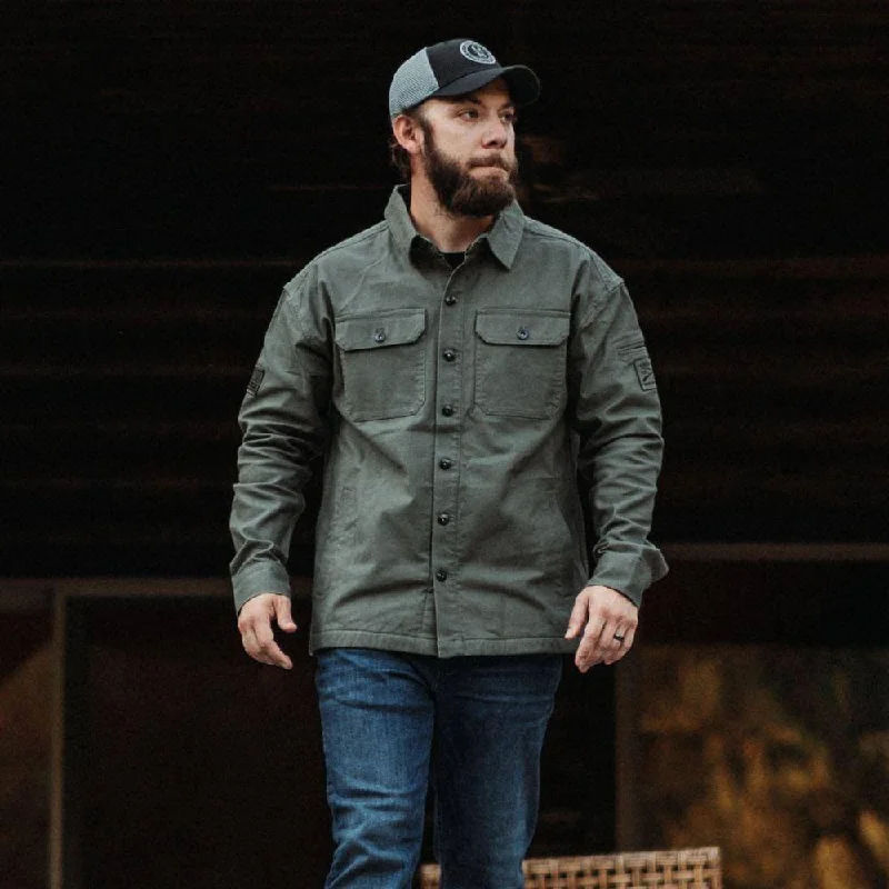 Men's Lightweight Field Shacket - Military Green