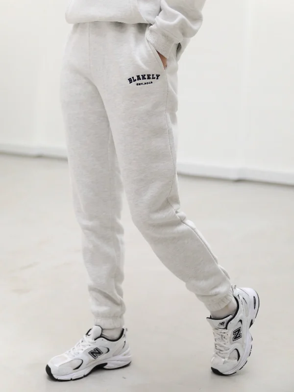 Heritage Sweatpants - Marl White