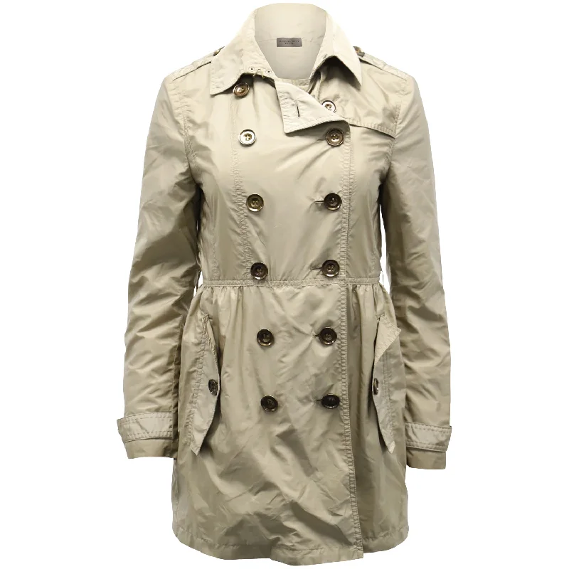 Burberry Britt Trench Coat in Beige Cotton