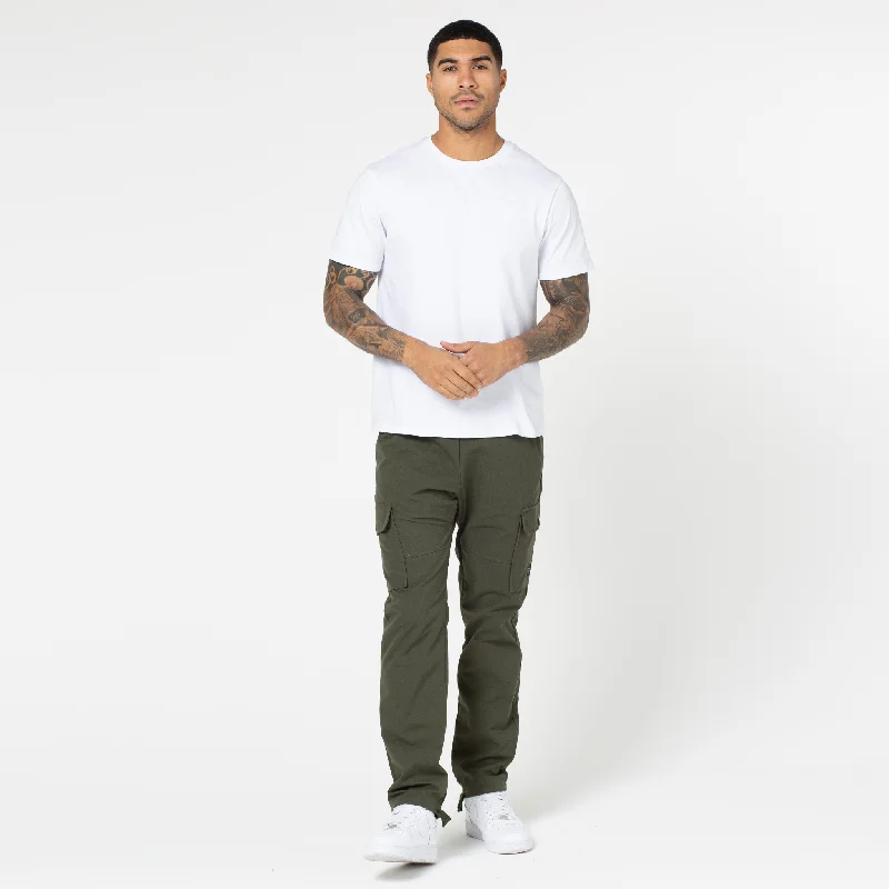 Ripstop Open Hem Cargo Pant | Khaki