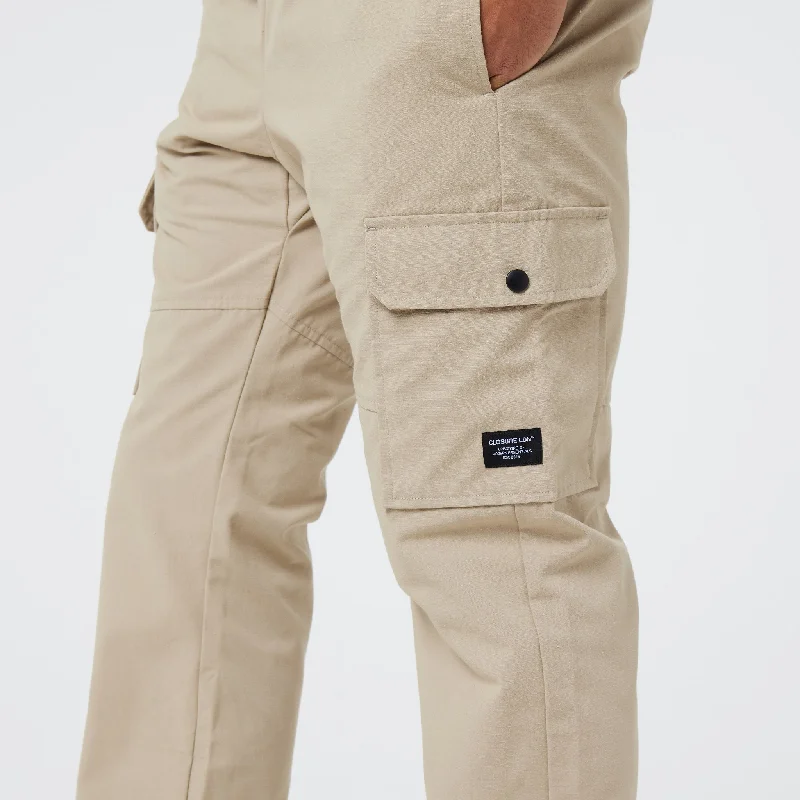 Ripstop Open Hem Cargo Pant | Sand