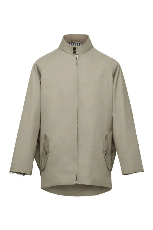 Women's Sports Trench Jacket In Khaki