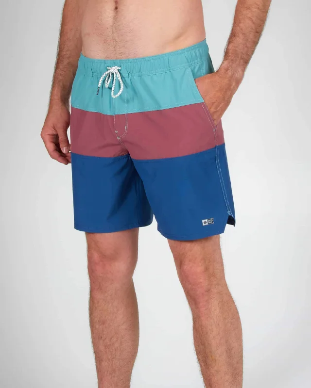 Beacons 2 Elastic Boardshort - Plum