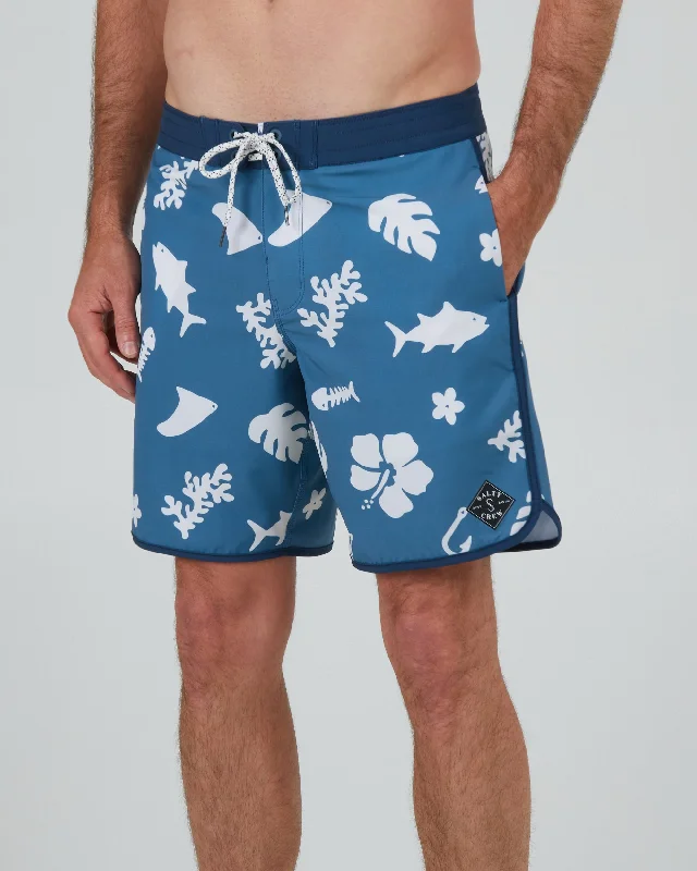 Breaker Boardshort - Slate/White