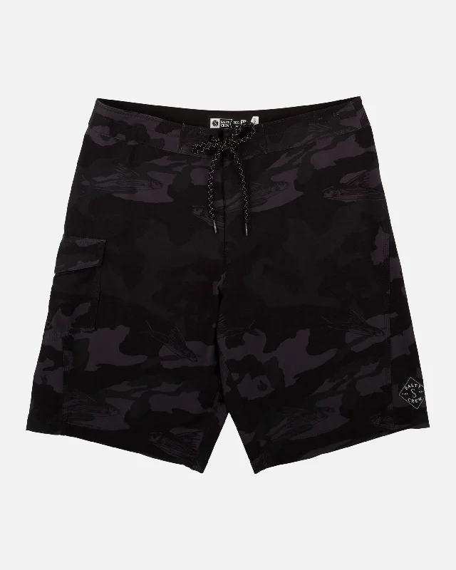 Lowtide Boardshort - Black Camo