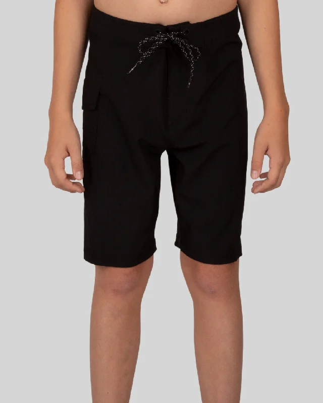 Lowtide Boys Boardshort - Black