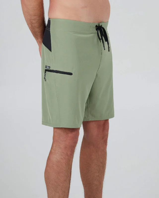 Pinnacle+Long Range Boardshort - Dusty Sag