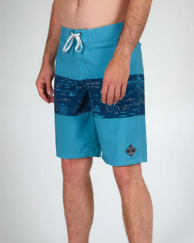 Topwater Boardshort - Navy/Aqua