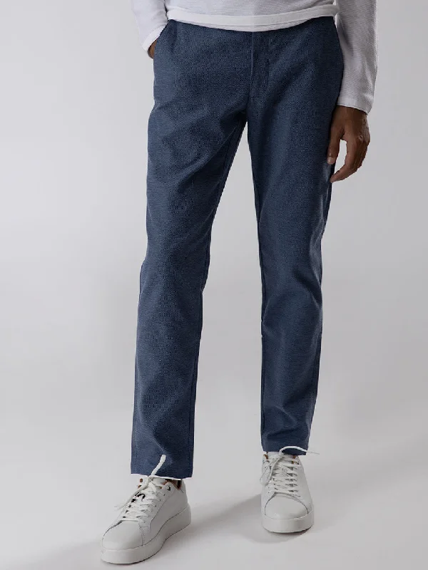 CAROLINA BLUE DOBBY CHINOS