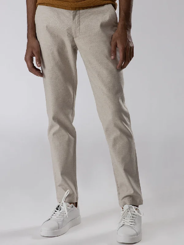 IVORY DOBBY CHINOS