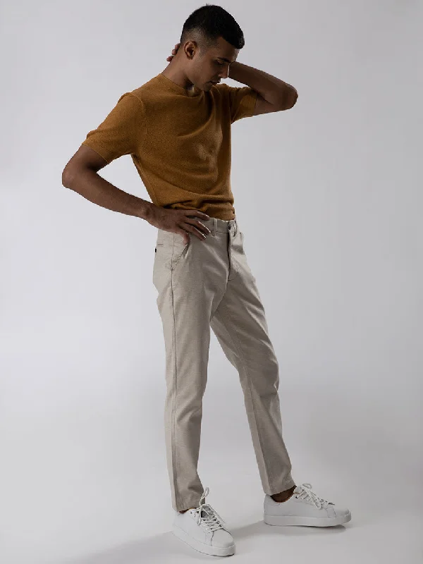 IVORY DOBBY CHINOS