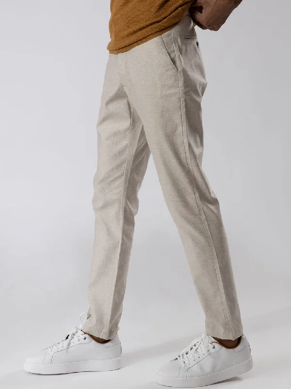 IVORY DOBBY CHINOS