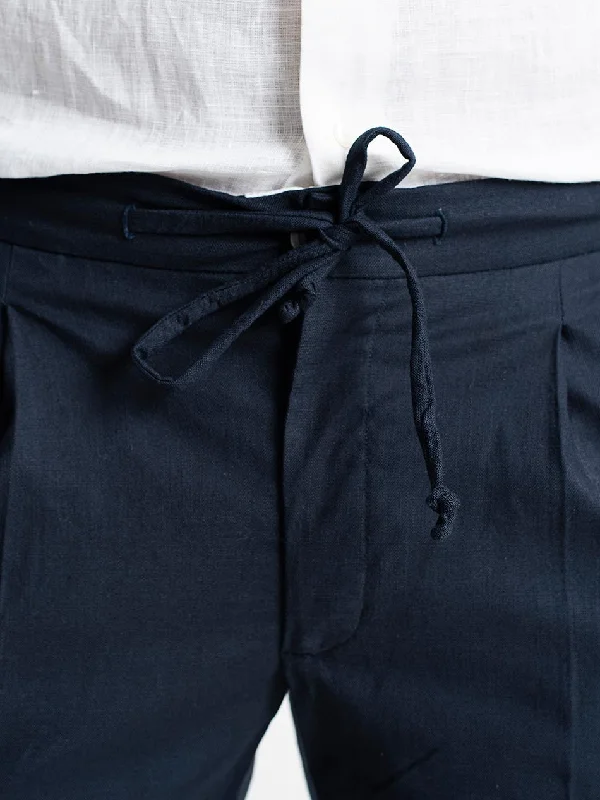 NAVY EASY PANTS